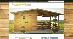 Desktop Screenshot of dimensione-legno.net